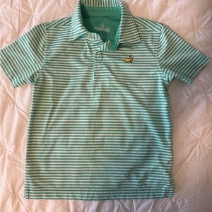 Masters Augusta Striped Kids Polo Shirt - 2T boys